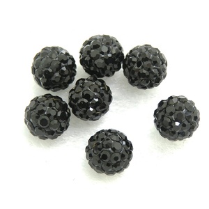 Perles en argile serties <span class=keywords><strong>de</strong></span> strass, perles d'espacement en cristal disco, perles pavées <span class=keywords><strong>de</strong></span> cristal faites à la main pour la fabrication <span class=keywords><strong>de</strong></span> bijoux - Product Image 3