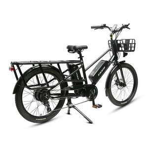 Vélo cargo électrique TXED 24 pouces avec cadre en alliage, batterie au lithium 48V, moteur 250W 500W 750W, frein à disque, vélo de livraison électrique, vélo cargo électrique - Product Image 3