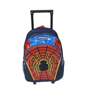 <span class=keywords><strong>Mochila</strong></span> <span class=keywords><strong>con</strong></span> <span class=keywords><strong>ruedas</strong></span> de poliéster EVA personalizada al por mayor, 3 en 1, <span class=keywords><strong>mochila</strong></span> <span class=keywords><strong>con</strong></span> <span class=keywords><strong>ruedas</strong></span> de dibujos animados de Spider Man, conjunto de <span class=keywords><strong>mochila</strong></span> escolar para niños - Product Image 2