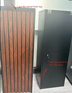 Cassetta postale intelligente per esterni antifurto scatola per la consegna di <span class=keywords><strong>pacchi</strong></span> in metallo per la cassetta delle lettere di casa cassetta delle lettere con sblocco senza chiave - Product Image 4