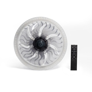 E27 Socket ABS Villa LED Ventilateur Lumière Vent Télécommande Détachable Maison Chambre Enfants Chambre Cuisine Salon Bureau - Product Image 1