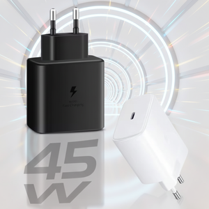 Cargador de Teléfono Portátil de Carga Rápida de 45 W, Adaptador de Cargador USB C de Pared con Carga Rápida, Enchufe Tipo C para UE, EE. UU. y Reino Unido, para S25 Ultra <span class=keywords><strong>Samsung</strong></span> - Product Image 1