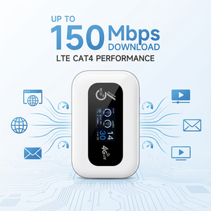 Nouveau routeur portable 4G LTE 2100mAh Type-C 2.4G <span class=keywords><strong>Wifi</strong></span> MINI Poche Hotspot sans fil mobile 150Mbps Modems routeurs avec emplacement pour carte <span class=keywords><strong>SIM</strong></span> - Product Image 2