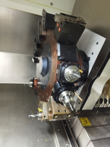 HANSUN HTX800-8DIY Torno de torneado de 15 estaciones de alta resistencia con doble husillo, torreta de potencia única y eje Y CNC para metal - Product Image 3