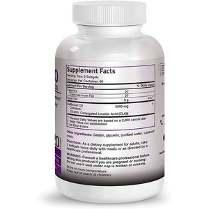 Gélules CLA à haute puissance, suppléments d'acide linoléique conjugué, brûleur de graisse, booster de métabolisme pour la perte de poids - Product Image 3