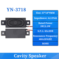 Haut-parleur de cavité personnalisé 3718 37x18x9MM 4 Ohms 3W pour écran d'affichage publicitaire, système audio intégré, qualité sonore HI-FI