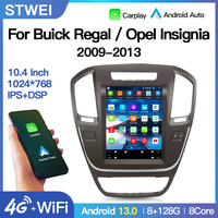 Pantalla GPS para Auto STWEI, Estilo Tesla, para Buick Regal Opel Insignia 2009-2013, 10.4 Pulgadas, Radio Estéreo, Reproductor Multimedia, CarPlay, 4G