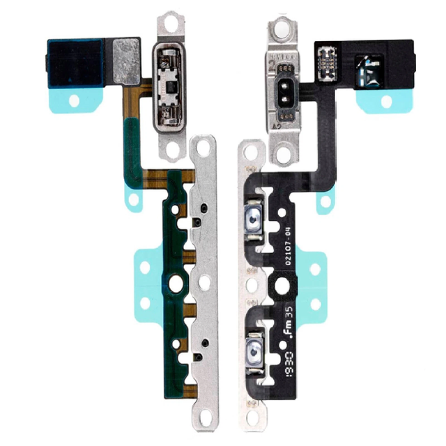 For iPhone Power Volume Switch on Off Flex Cable with Metal Bracket Assembly for iPhone 11/11 Pro/11 Pro Max