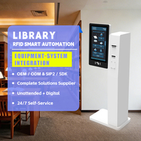 Quiosco de autoservicio para emisión de tarjetas, máquina automática para hacer tarjetas de biblioteca, equipo para emisión de tarjetas de servicio bibliotecario