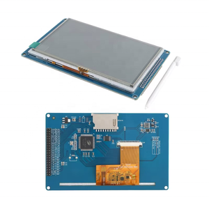 5 inch 5.0 "800*480 TFT <span class=keywords><strong>LCD</strong></span> HD màu cảm ứng điện trở Màn hình hiển thị Module 16bit ssd1963 điều khiển cho <span class=keywords><strong>Arduino</strong></span> 51 AVR STM32 - Product Image 1