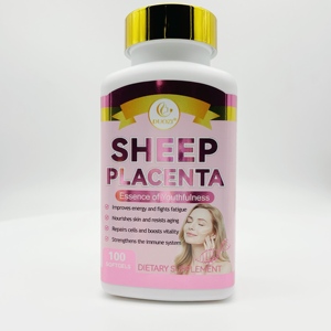 Gélules de placenta de mouton premium DUOZI pour lutter contre le vieillissement, stimuler l'énergie, nourrir la peau et soutenir le système immunitaire, 100 gélules - Product Image 5