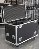 Équipement audio professionnel Haut-parleur Active Line Array Flight Case Étanche avec roue