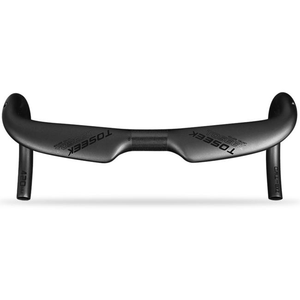 <span class=keywords><strong>TOSEEK</strong></span> 定制碳纤维一体式车把 尺寸 400/420/440mm 公路自行车车把 黑色哑光 - Product Image 1