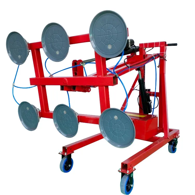 2023 쉬운 작동 300kg 수평 흡입 컵 금속 슬래브 유리 리프터 전기 진공 유리 리프팅 기계