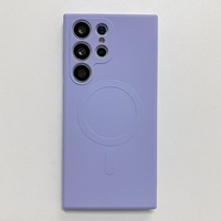 Étui de charge magnétique en silicone souple de luxe pour Samsung Galaxy S24 S23 S20 Ultra Plus A55 A05 - Coque de protection intégrale