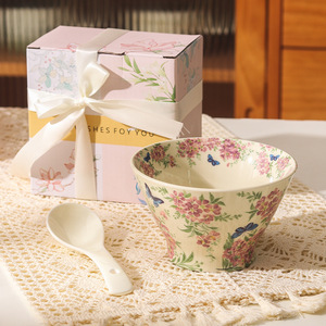 Set di Piatti e <span class=keywords><strong>Ciotole</strong></span> in Ceramica Smaltata con Motivo Osmanthus, Adatti al Microonde, Design Giapponese Carino, Regalo di Alta Gamma per Nuova Casa - Product Image 6