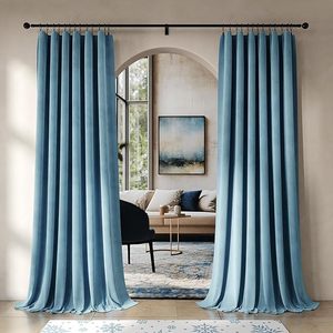 <span class=keywords><strong>Tende</strong></span> Moderne di Lusso in Velluto Oscuranti <span class=keywords><strong>e</strong></span> con Protezione UV in Offerta Speciale per Camera da Letto, Soggiorno <span class=keywords><strong>e</strong></span> Ufficio - Product Image 6