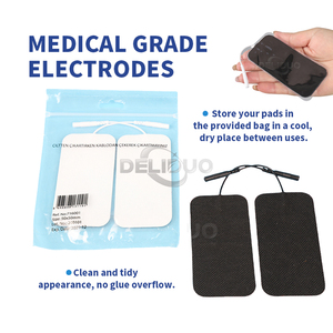 OEM/ODM 5*9 électrode Pad Pin <span class=keywords><strong>Patch</strong></span> réutilisable Gel auto-adhésif conducteur réutilisable remplacement électrodes complexes Tens Ems Pad - Product Image 4