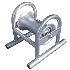 Rodillo de Aluminio de Guía Recta de Una Sola Rueda <span class=keywords><strong>para</strong></span> la Instalación de Cables Subterráneos, Rodillos <span class=keywords><strong>para</strong></span> la Extracción de Cables Eléctricos - Product Image 1