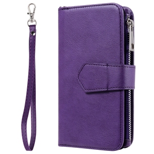 Custodia in pelle con cerniera 2 in 1 per Samsung <span class=keywords><strong>Galaxy</strong></span> S24 Ultra S23 Plus A24 <span class=keywords><strong>4G</strong></span> A34 A54 A35 A55 A14 A15 5G custodia per telefono staccabile - Product Image 6