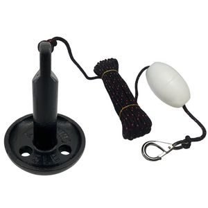Kit d'ancrage champignon 5lb 8lb 10lb noir PE enduit de vinyle <span class=keywords><strong>Kayak</strong></span> marin ancres de yacht de pêche avec corde et accessoires de bateau flotteur - Product Image 4