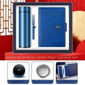 Cuadernos al por Mayor Personalizables de Lujo, Cuaderno de Cuero de Alta Calidad con Bolígrafo, Juego de Regalo de Cuadernos Promocionales - Product Image 4