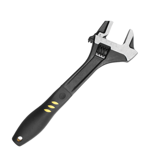 Llave ajustable tipo martillo multifuncional, 10 pulgadas, 12 pulgadas, tres funciones de goma de mango ergonómico, llave de gran apertura - Product Image 1
