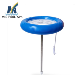 Thermomètre de <span class=keywords><strong>piscine</strong></span> à longue <span class=keywords><strong>sonde</strong></span>, sans fil, flottant, grande taille, cadran, pour la natation - Product Image 1