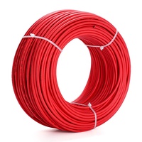 Cable de Alimentación XIONGISOLAR de 1m, Cobre Estañado, Aislamiento XLPE/XLPO, 0.6/1KV CA, Revestimiento de Goma, IP67 Impermeable, 12AWG/4MM2