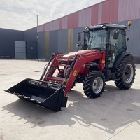 Tractor Agrícola de 90HP con Tracción en las 4 Ruedas, Cargador Frontal, Cabina Cerrada con Aire Acondicionado, Motor Compatible con Múltiples Implementos, Alta Productividad