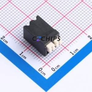 JL212R-SMT-35002BP1 Spring Terminal Block SMD,P=3.5mm Connector ( Construction: 1x2P )( Pitch: 3.5mm )( Color: Black ) - Product Image 1
