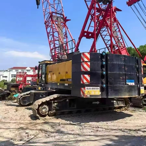 รถเครนตีนตะขาบ SCC850A มือสอง ขนาด 100 ตัน ความสูงในการยกใช้งานได้ พร้อมรถเครนบูมแบบโครงเหล็ก SCC1000A-6 มือสอง ราคาประหยัด  ขายในเซี่ยงไฮ้ - Product Image 1