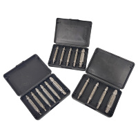 Extractor de Tornillos de Doble Extremo HSS 4341, Herramienta para Extraer Pernos, Extractor de Tornillos Fácil de Usar, Mantenimiento Automotriz, Un Juego para Todo