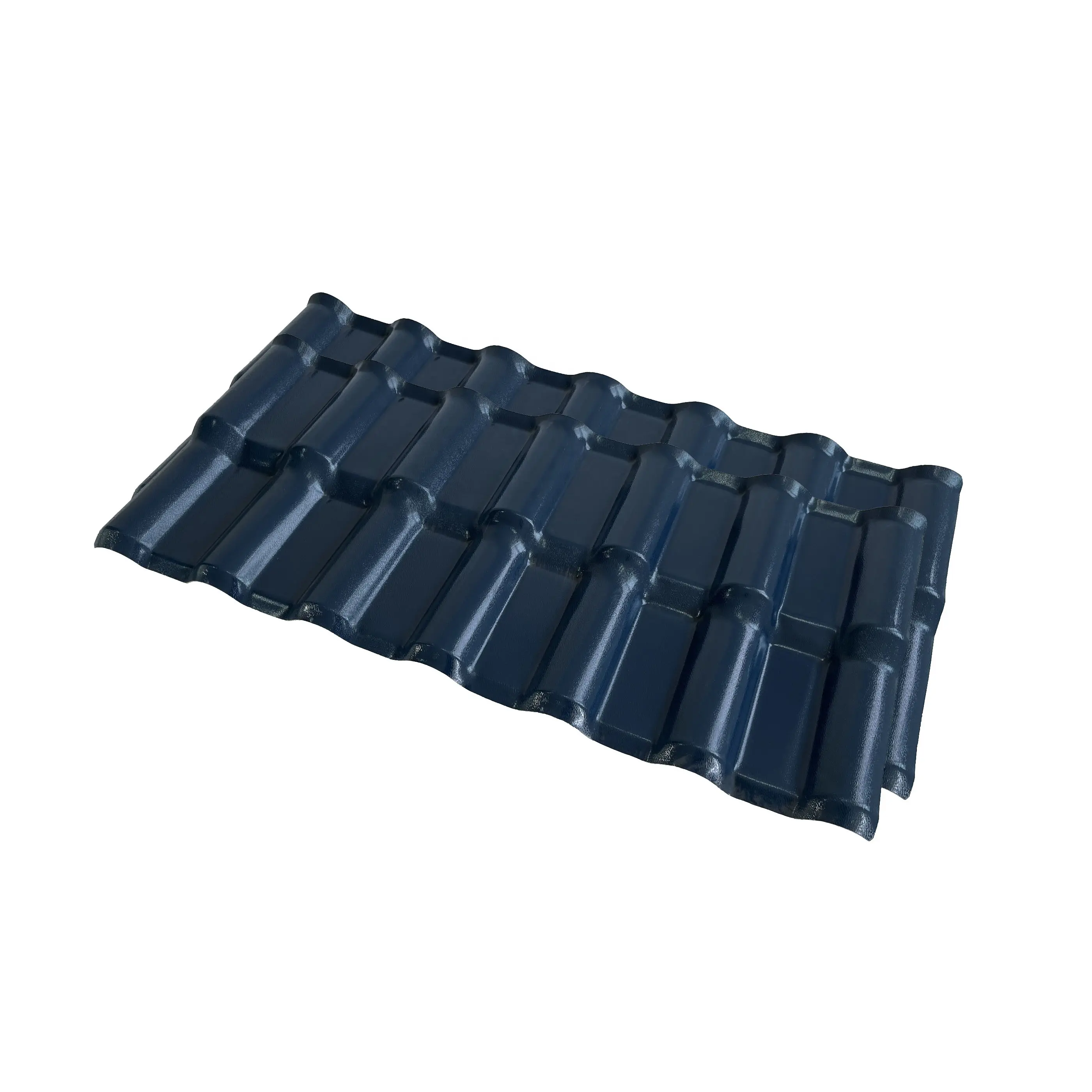 Telha de telhado composta de resina de resina de plástico para telhados de resina sintética de PVC com preço competitivo da Malaisia