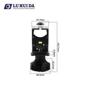 Dikam Y2 Nouveau H4 35w Mini projecteur Avto droit et gauche, lentille à double faisceau, ampoules LED pour phares de <span class=keywords><strong>voiture</strong></span> - Product Image 2