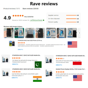 Écran LCD Incell FHD de remplacement avec numériseur tactile et prise en charge de l'identification faciale pour <span class=keywords><strong>iPhone</strong></span> 15 16 Pro Max – Écrans LCD pour téléphones mobiles - Product Image 5