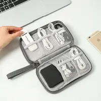 2025 nouveau Gadget voyage numérique USB chargeur cordon câble sac stockage électronique organisateur Silicone support boîte fil souple écouteurs