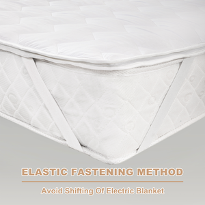 Queen <strong>King</strong> Size Luxury Multi Zone <strong>Electric</strong> <strong>Blanket</strong> 6 Heat Settings UL ETL FCC Warm <strong>Dual</strong> <strong>Control</strong> <strong>Electric</strong> Heated <strong>Blanket</strong> for Bed - Product Image 4