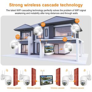 Mới thông minh nhà không dây Hệ thống <span class=keywords><strong>camera</strong></span> 8CH <span class=keywords><strong>10</strong></span> kênh NVR màn hình 3MP 5MP Wifi NVR Kit 8CH an ninh Kit HD 1080P IR IP CCTV PTZ - Product Image 3