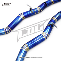 Silencieux d'échappement COC Valvetronic Catback pour BMW M5 F90 G90 M8 F92 M850i 2018-2023 Tuyau d'échappement en titane Système d'échappement Escape