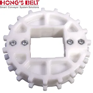 HONGSBELT 4800series plastic sprockets gear sprocket wheel For Modular Belt Square Round Bore