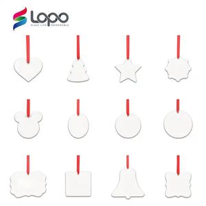 Nouveaux supports <span class=keywords><strong>de</strong></span> sublimation personnalisés en aluminium, forme irrégulière, imprimables double face, pour décorations <span class=keywords><strong>de</strong></span> Noël - Product Image 2