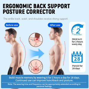 Correcteur de posture orthopédique réglable, soutien dorsal pour hommes et femmes, redresseur de dos et d'épaules pour soulager la douleur, fabrication - Product Image 3