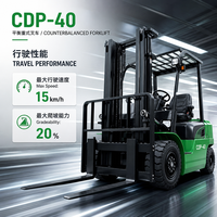 Senyang CDP-40 Kleiner Elektro-Gabelstapler für Neue Energien 4 Tonnen Lithium-Batterie Hydraulischer Seitenschieber Unterstützt Anpassung