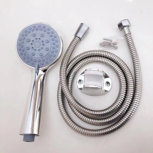 Kit de ducha de mano, cabezal de ducha y manguera, juego de 3 piezas, ducha de lluvia con masaje, portátil, fácil de instalar - Product Image 2