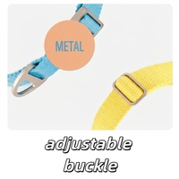 Collier de chien réglable avec boucle en métal à dégagement rapide, collier tactique léger pour toutes les races, pour l'entraînement, la marche et la course