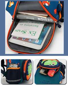 Tas sekolah anak laki-laki perempuan, tas ransel karakter kartun cantik perlengkapan sekolah TK - Product Image 4