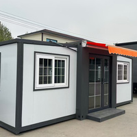 Bureau pliable portable cabine d'hébergement en conteneur préfabriqué emballage 20 pieds maison en conteneur