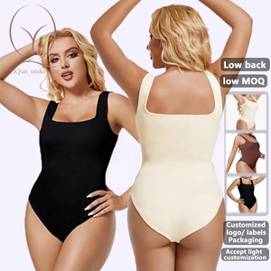 TikTok Viral Ventre Contrôle Shapewear Body Sans Couture Minceur <span class=keywords><strong>Faja</strong></span> Femmes Sangle Réglable Une Pièce BodyShaper Sous-Vêtements - Product Image 1