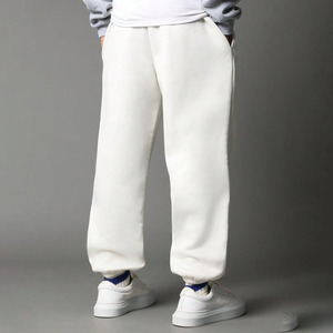Pantalon de survêtement d'hiver pour homme à séchage rapide, personnalisé, le plus vendu, décontracté, service OEM, pantalon de survêtement uni teint pour homme - Product Image 3